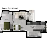 The Loft - Parking - Washer&dryer - Port View - Balcony Appartement *